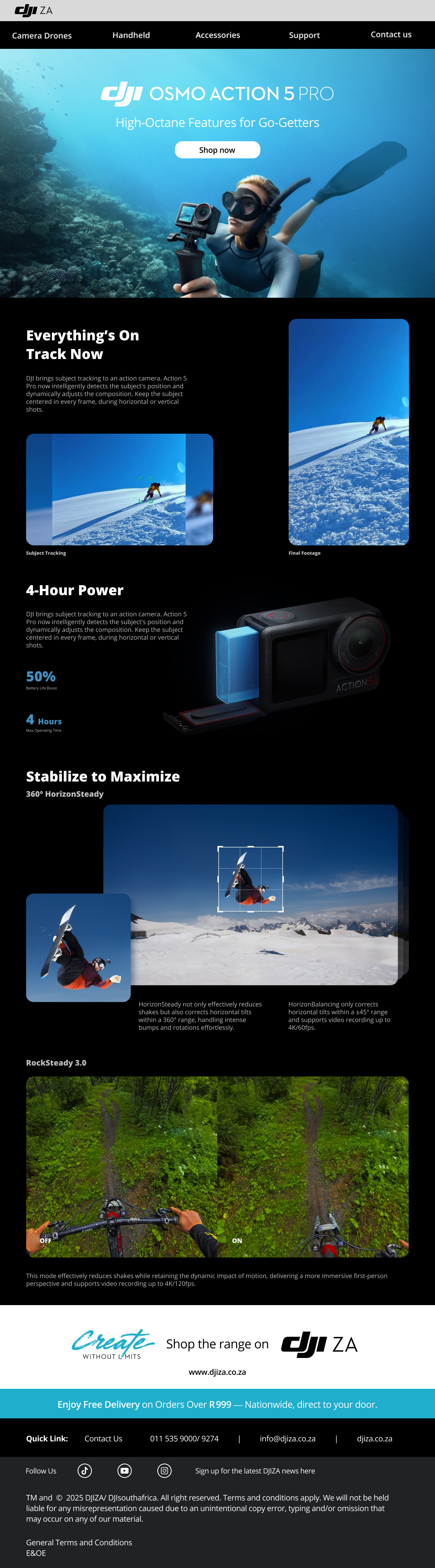DJI Action 5 Pro Mailer